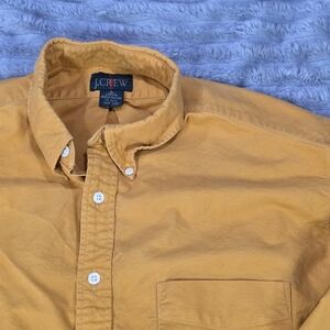 Vintage J. Crew Oarsman 100% Cotton Preppy Long Sleeve Button Down Shirt. L